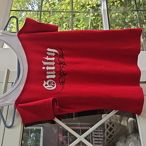 Y2K Vintage Ragdoll Cold Shoulder Top - Picture 4 of 5